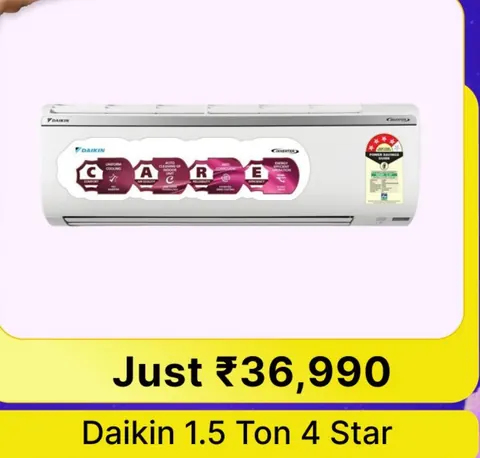 Daikin 1.5 Ton 4 Star