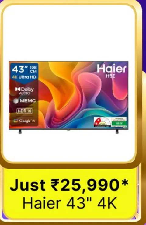 Haier 43" 4K
