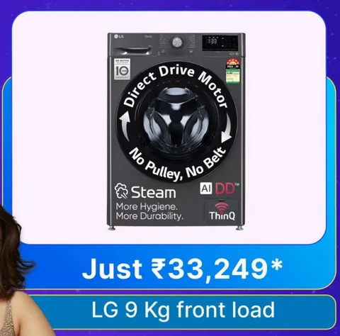 LG 9 Kg front load